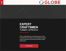 Tablet Screenshot of globefab.com